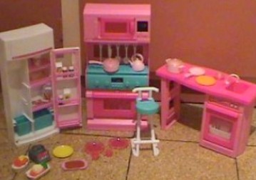 Kitchen on Barbie Kitchen   Barbie Play Kitchen